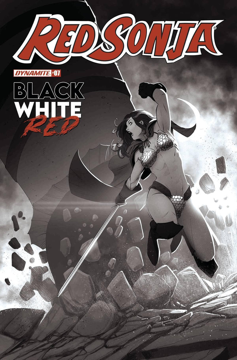 RED SONJA BLACK WHITE RED #7 CVR F 15 COPY INCV BOB Q B&W