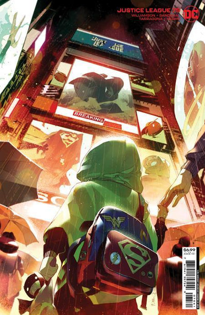 JUSTICE LEAGUE VOL 4 #75 CVR F INC 1:25 SIMONE DI MEO CARD STOCK VAR