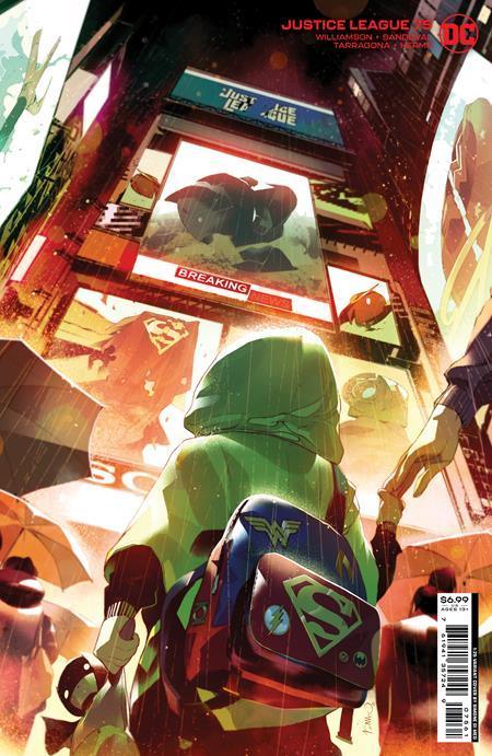 JUSTICE LEAGUE VOL 4 #75 CVR F INC 1:25 SIMONE DI MEO CARD STOCK VAR