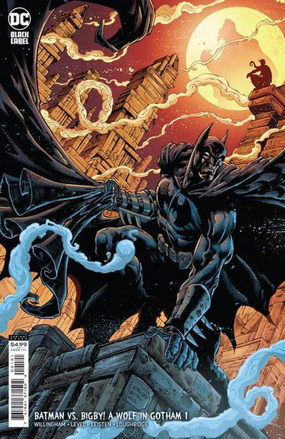 BATMAN VS BIGBY A WOLF IN GOTHAM #1 CVR B BRIAN LEVEL & JAY LEISTEN CARD STOCK VAR