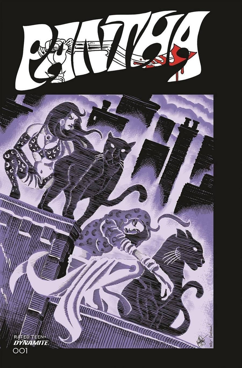 PANTHA VOL 3 #1 CVR P FOC TMNT HOMAGE HAESER ORIGINAL