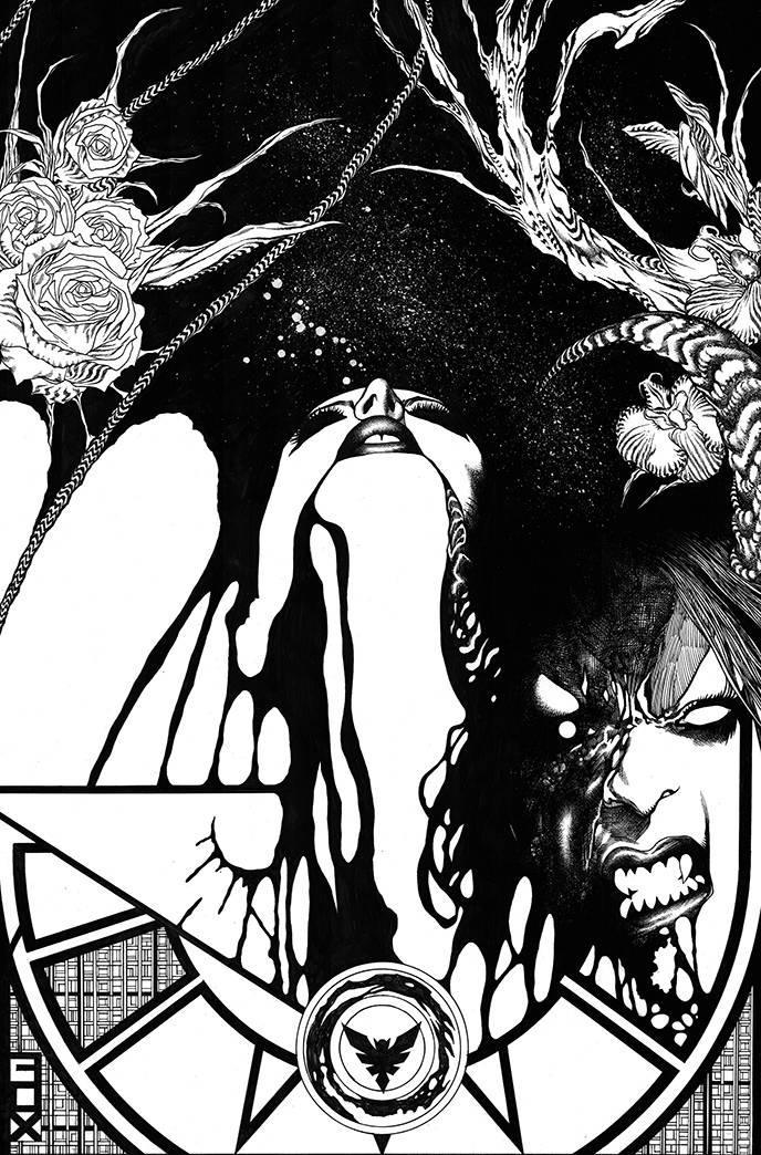 VAMPIRELLA VS PURGATORI #4 11 COPY FOX B&W VIRGIN FOC INCV