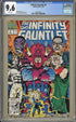 CGC INFINITY GAUNTLET SET OF 6 (#1,#2,#3,#4,#6 - 9.8 #5 - 9.6) - SLIGHT FADING #1 - Kings Comics