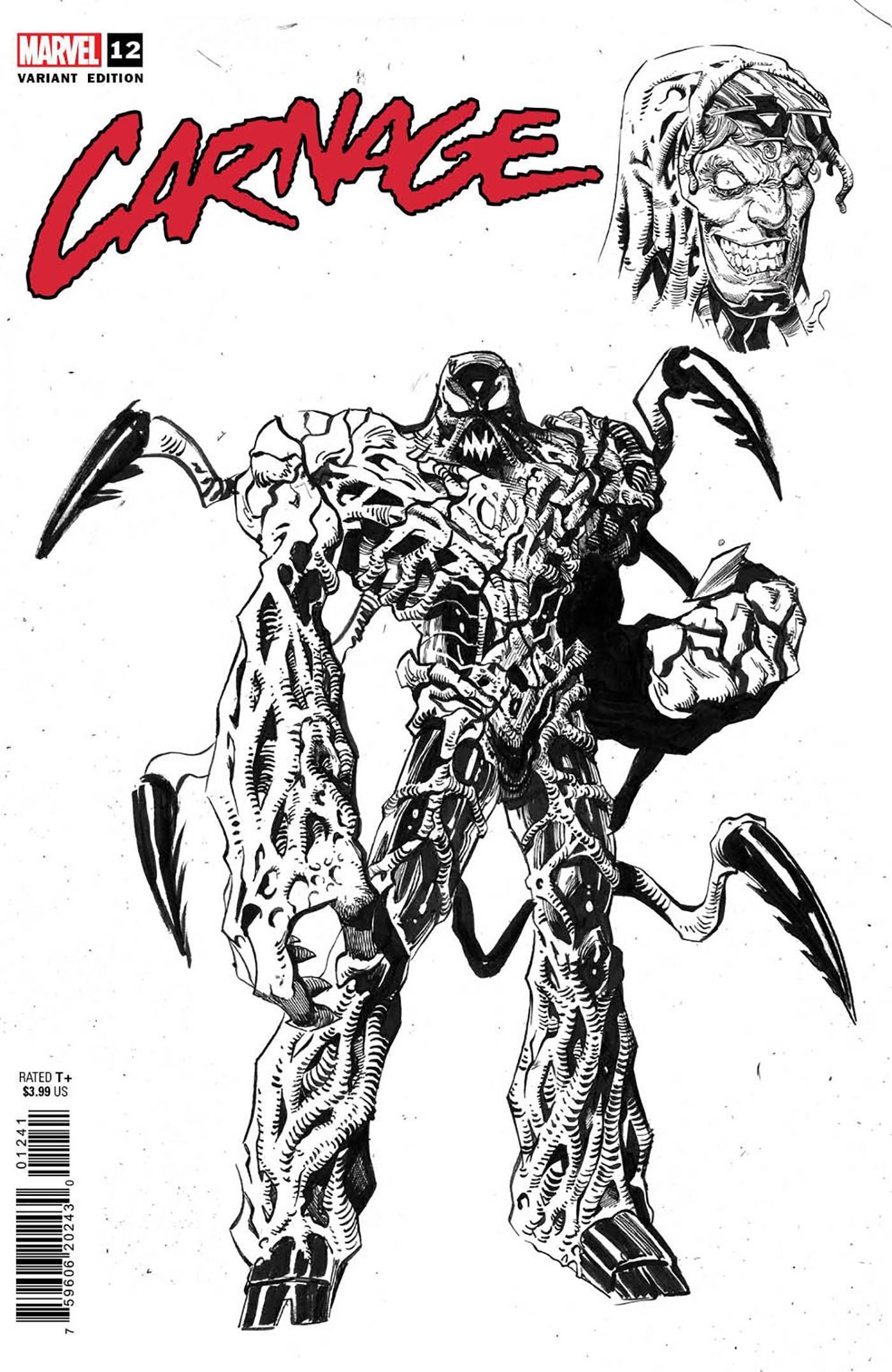 CARNAGE VOL 3 #12 10 COPY INCV STEGMAN DESIGN VAR - Kings Comics