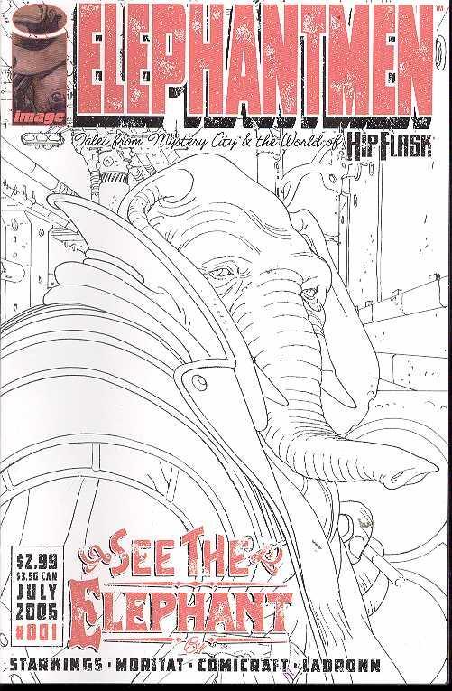 ELEPHANTMEN #1 PENCIL VAR CVR 2ND PTG (PP #735) - Kings Comics