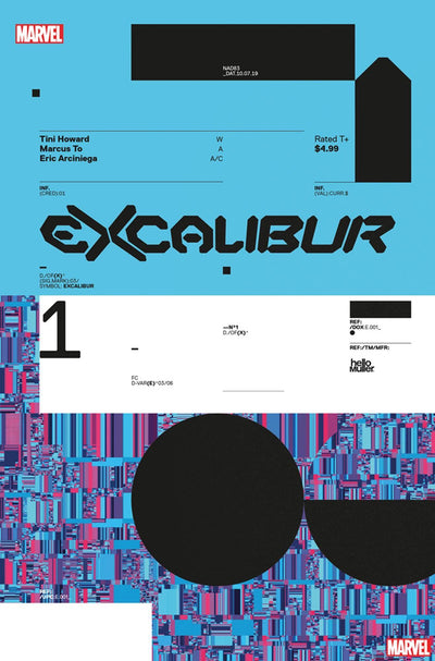 EXCALIBUR VOL 4 #1 MULLER DESIGN VAR DX