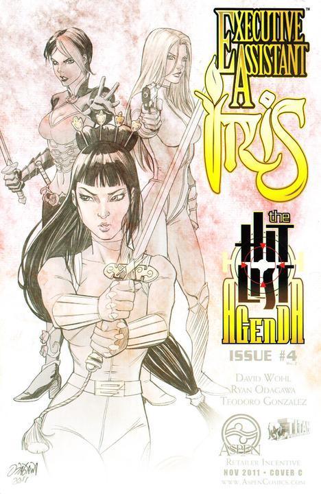 EXECUTIVE ASSISTANT IRIS VOL 2 #4 SKETCH INCV - Kings Comics