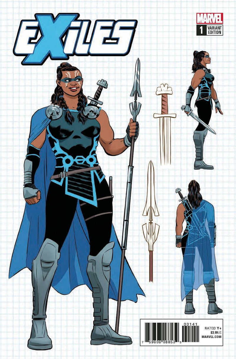 EXILES VOL 5 #1 RODRIGUEZ DESIGN VAR