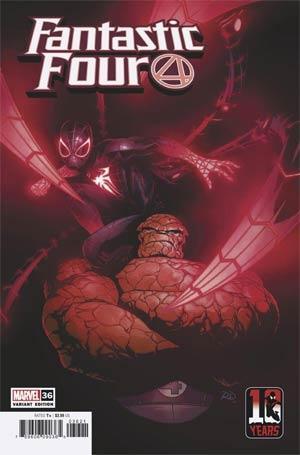 FANTASTIC FOUR VOL 6 (2018) #36 DAUTERMAN MILES MORALES 10TH ANNIV VAR