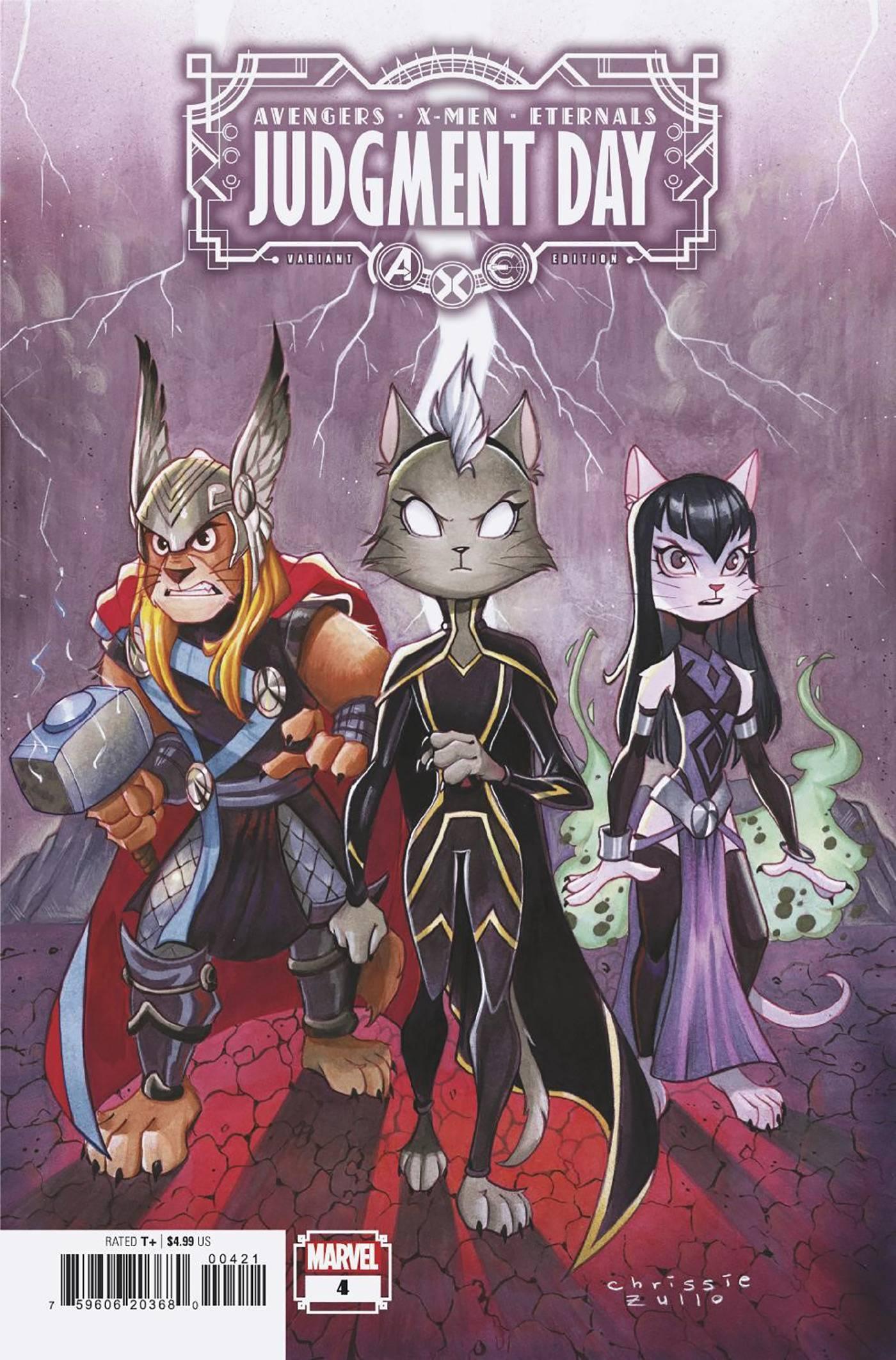 AXE JUDGMENT DAY #4 ZULLO CAT VAR - Kings Comics