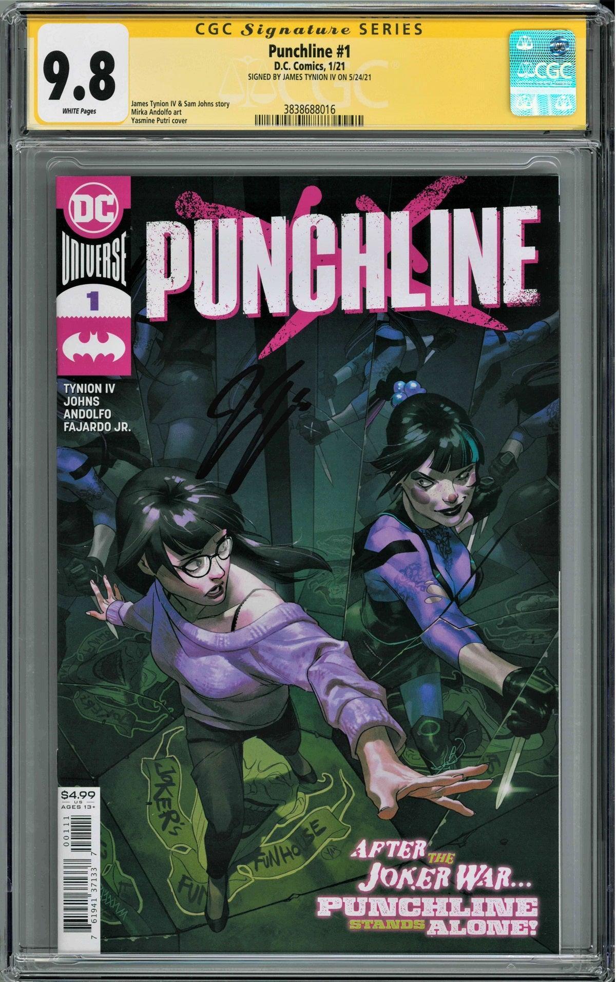 CGC PUNCHLINE #1 (9.8) SIGNATURE SERIES - SIGNED BY JAMES TYNION IV - Kings Comics