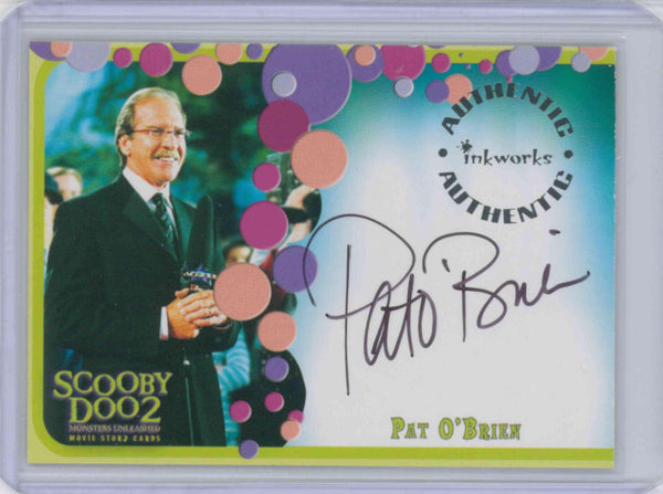 SCOOBY DOO 2 MONSTERS UNLEASHED AUTOGRAPH SIGNED #A05 PAT O'BRIEN