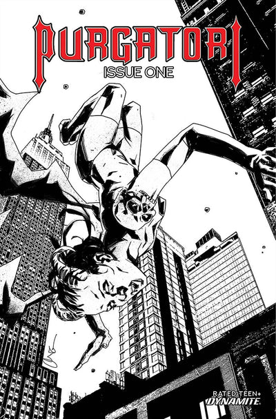 PURGATORI VOL 4 #1 CVR H 20 COPY INCV FUSO B&W