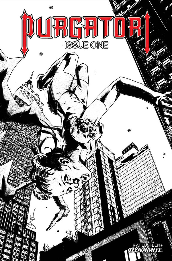 PURGATORI VOL 4 #1 CVR H 20 COPY INCV FUSO B&W