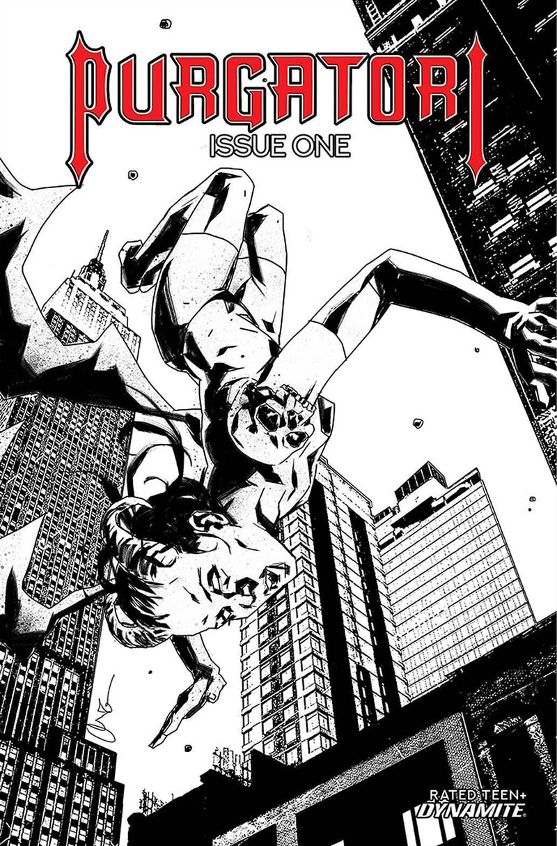 PURGATORI VOL 4 #1 CVR H 20 COPY INCV FUSO B&W