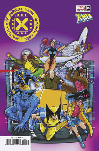 IMMORTAL X-MEN (2022) #16 DAN VEESENMEYER X-MEN 60TH VAR