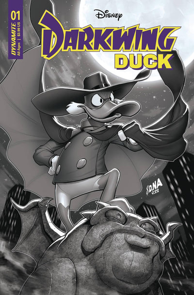 DARKWING DUCK VOL 3 (2023) #1 CVR I 15 COPY INCV NAKAYAMA B&W