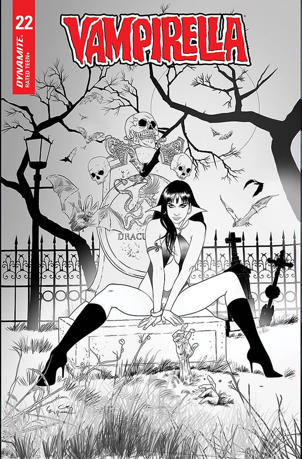 VAMPIRELLA VOL 8 #22 20 COPY GUNDUZ B&W INCV