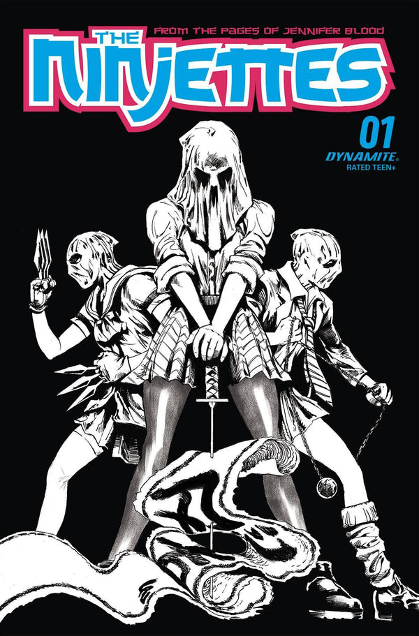 NINJETTES #1 CVR G 20 COPY INCV LAU B&W