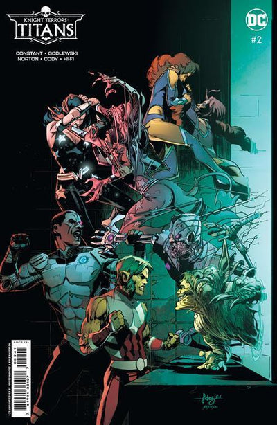 KNIGHT TERRORS TITANS (2023) #2 CVR D INC 1:25 JAVI FERNANDEZ CARD STOCK VAR