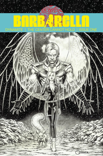 BARBARELLA CENTER CANNOT HOLD (2023) #1 CVR K 20 COPY INCV VIGONTE B&W