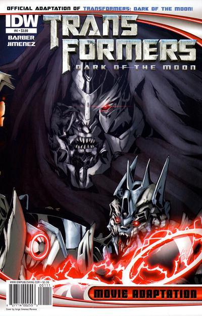 TRANSFORMERS DARK OF THE MOON MOVIE ADAPTATION #4 - Kings Comics