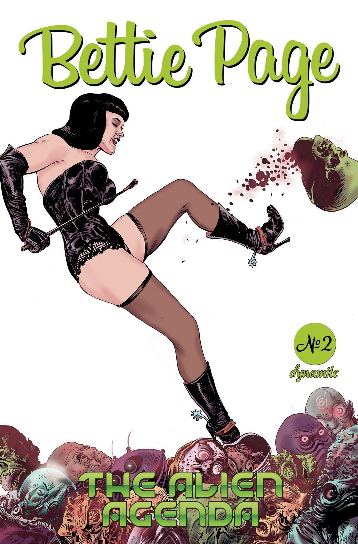 BETTIE PAGE ALIEN AGENDA #2 CVR D BROXTON - Kings Comics