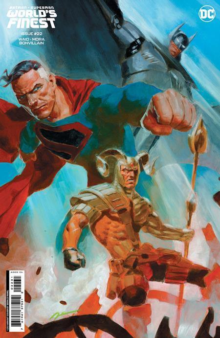 BATMAN SUPERMAN WORLDS FINEST (2022) #22 CVR D INC 1:25 GERALD PAREL CARD STOCK VAR