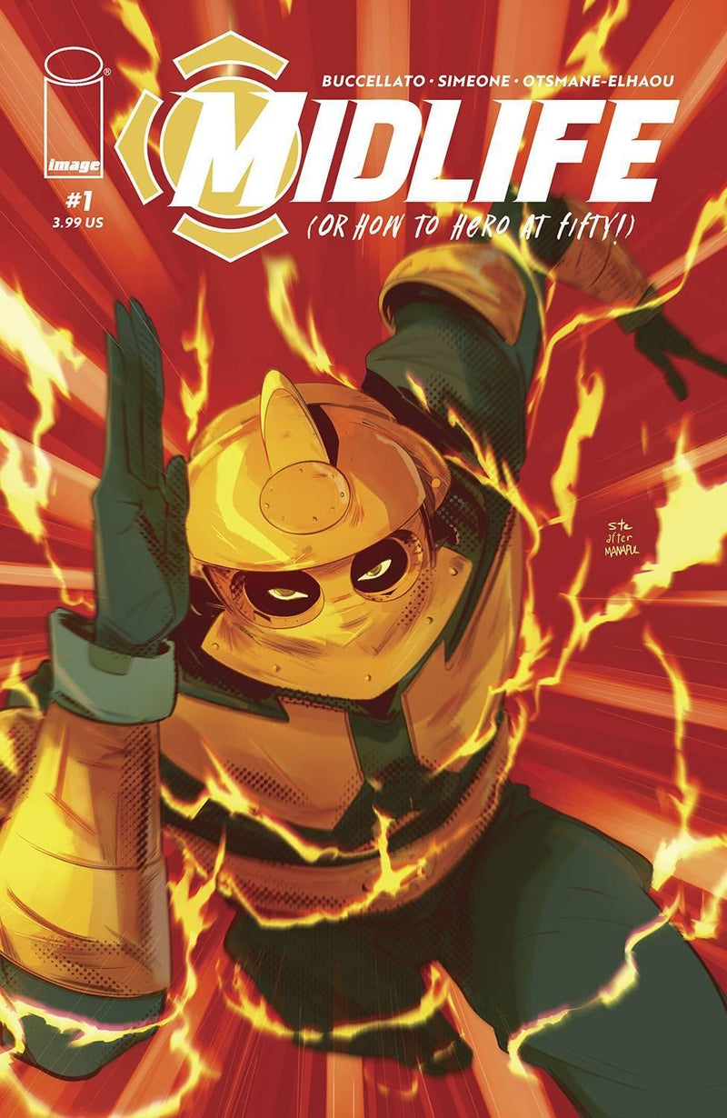 MIDLIFE (OR HOW TO BE A HERO AT FIFTY) (2023) #1 CVR B 10 COPY INCV SIMEONE