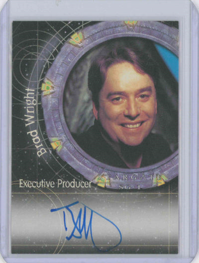 STARGATE SG-1 AUTOGRAPH SIGNED #A40 BRAD WRIGHT / EXECUTIVE PRODUCER