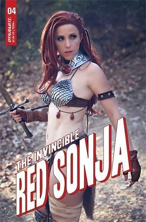 INVINCIBLE RED SONJA #4 CVR E COSPLAY