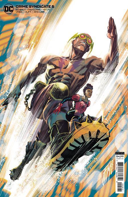 CRIME SYNDICATE #5 CVR B FRANCIS MANAPUL CARD STOCK VAR