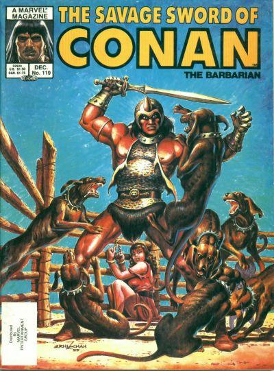 SAVAGE SWORD OF CONAN (1974) #119 (VF) - Kings Comics