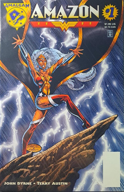 AMAZON (1996) #1 - VARIANT COVER WITH NO BARCODE (FN/VF)