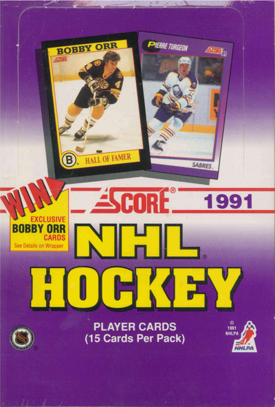 1991 SCORE NHL HOCKEY CARDS SEALED BOX