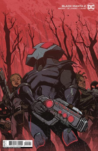 BLACK MANTA #2 CVR B SANFORD GREENE CARD STOCK VAR