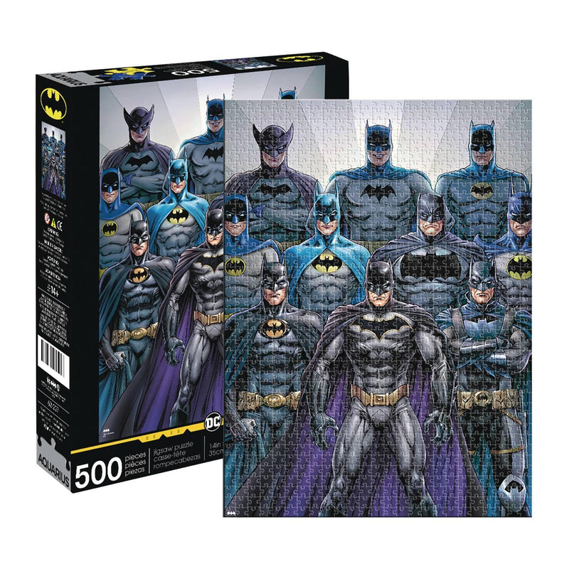 AQUARIUS BATMAN BATSUITS NICOLA SCOTT 500PC PUZZLE