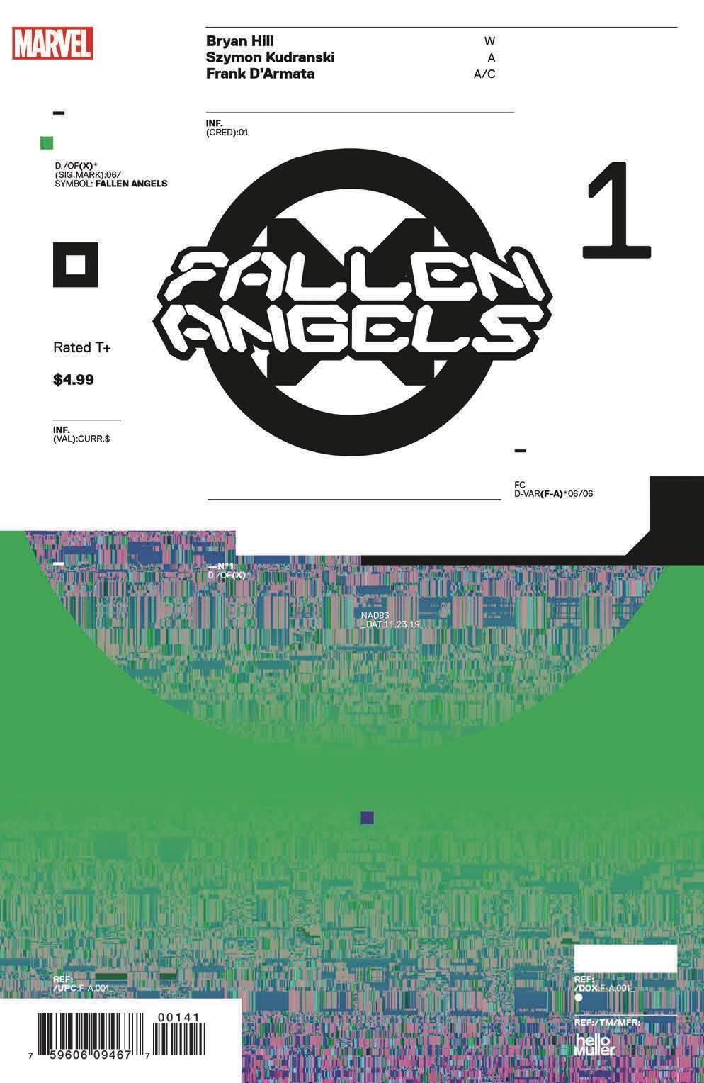 FALLEN ANGELS VOL 2 #1 MULLER DESIGN VAR DX - Kings Comics