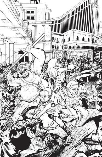 FANBOYS VS ZOMBIES #12 15 COPY INCV STANTON SKETCH