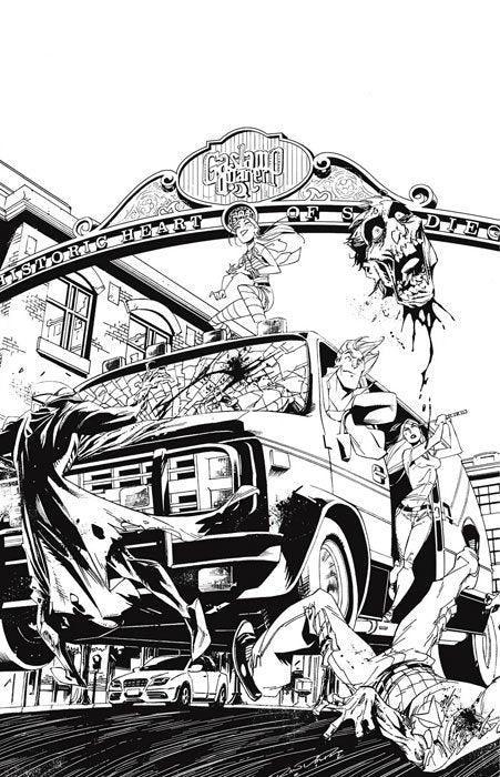 FANBOYS VS ZOMBIES #5 20 COPY INCV RANDOLPH B&W