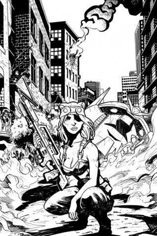 FANBOYS VS ZOMBIES #9 15 COPY INCV STANTON SKETCH