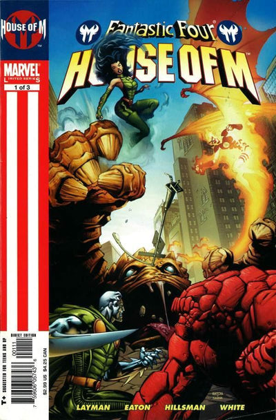 FANTASTIC FOUR HOUSE OF M (2005) #1