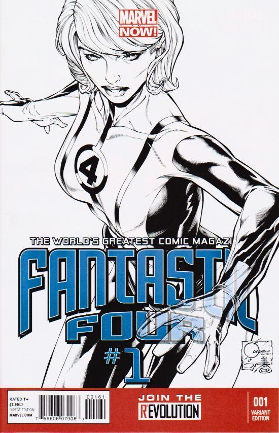 FANTASTIC FOUR VOL 4 (2013) #1 QUESADA SKETCH VAR NOW