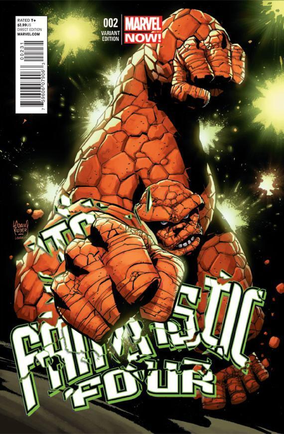 FANTASTIC FOUR VOL 4 (2013) #2 KUBERT VAR NOW