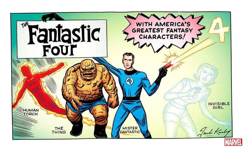 FANTASTIC FOUR VOL 6 (2018) #1 KIRBY HIDDEN GEM VAR