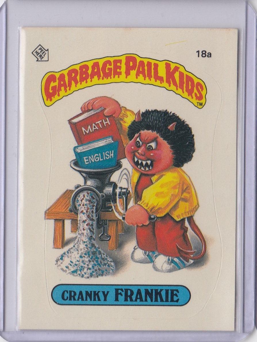 1985 GARBAGE PAIL KIDS GPK SERIES 1 #18A CRANKY FRANKIE - Kings Comics