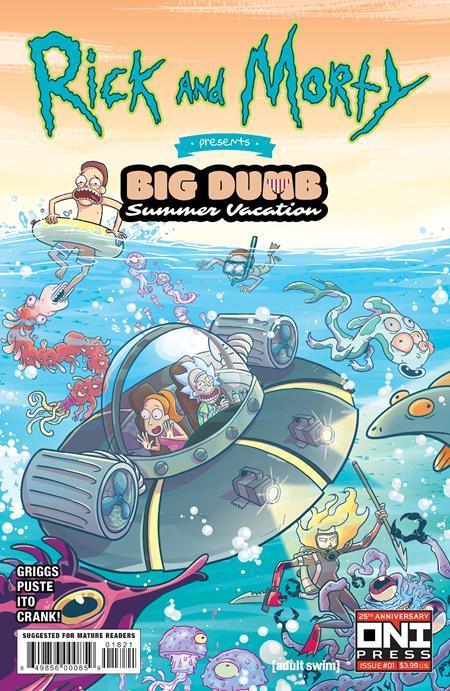 RICK AND MORTY PRESENTS BIG DUMB SUMMER VACATION #1 CVR B FRED C STRESING VAR - Kings Comics