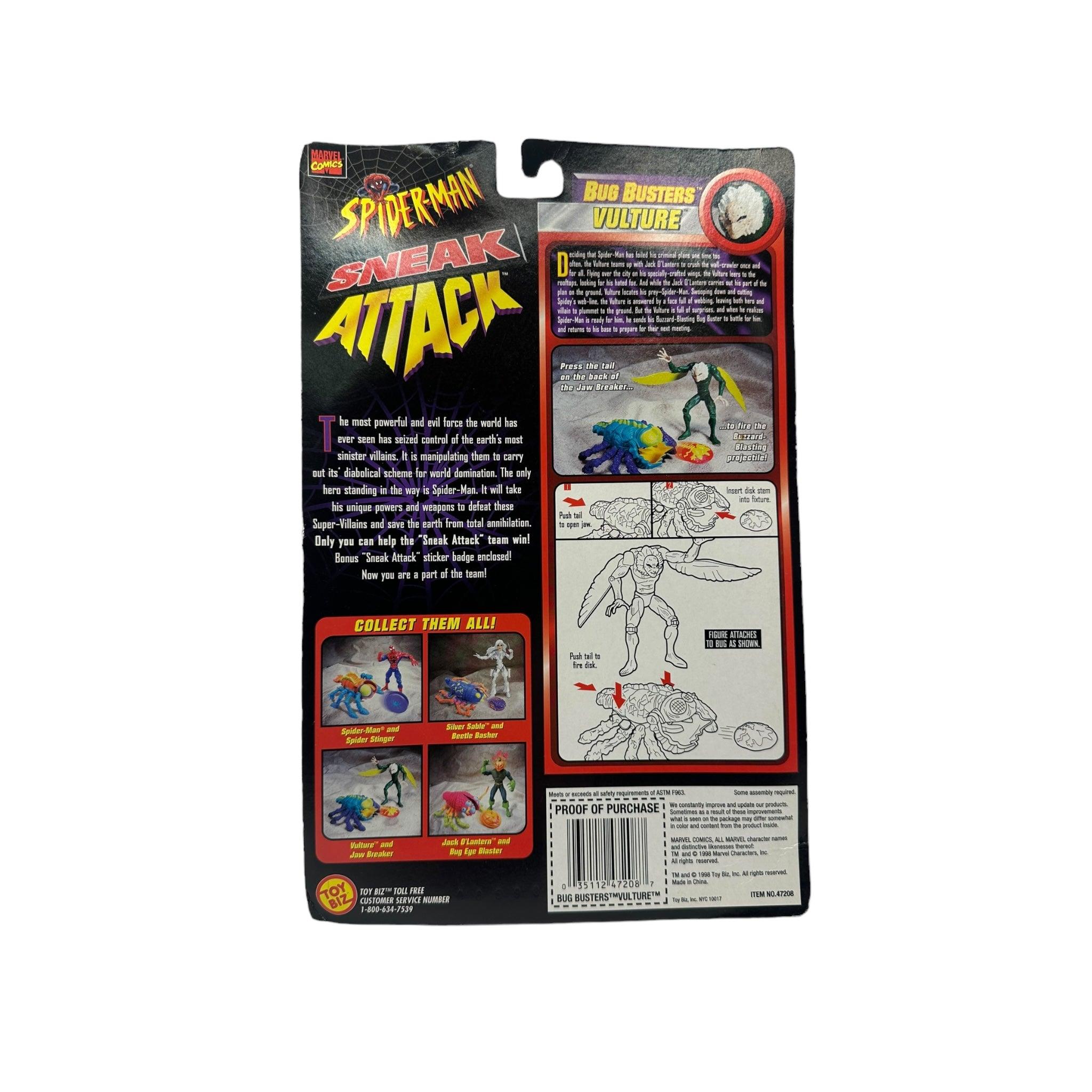 1998 TOYBIZ SPIDER-MAN BUG BUSTERS VULTURE AF - Kings Comics