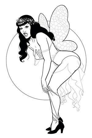 BETTIE PAGE VOL 3 #2 25 COPY KANO B&W VIRGIN FOC INCV