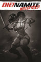 DIE!NAMITE NEVER DIES #1 CVR H 20 COPY INCV LEIRIX B&W